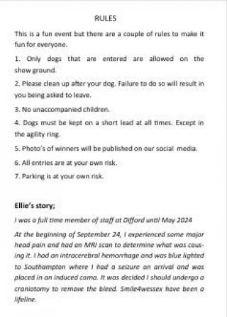 Difford Dog Show